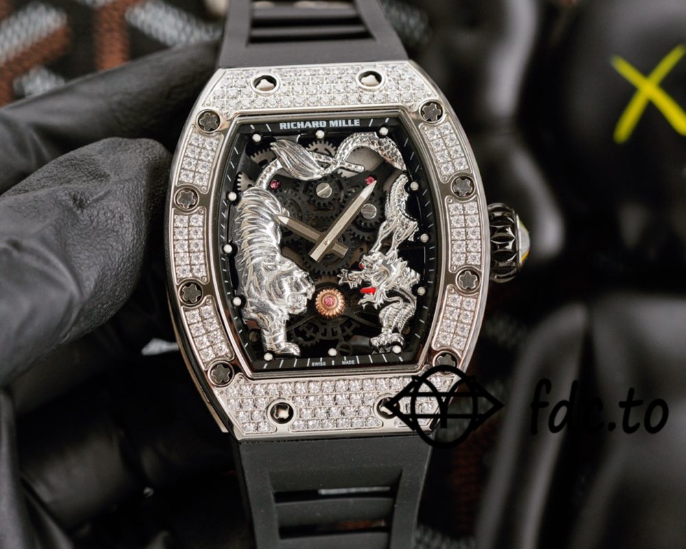 Exquisite RM Richard Mille RM51-01 Dragon Tiger Tourbillon Watch ...